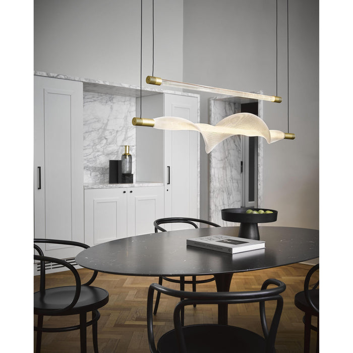 Vapour hanglamp LED Ø4 horizontaal zwart