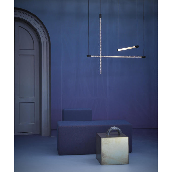 Vapour hanglamp LED Ø4 horizontaal zwart