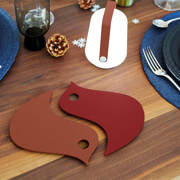 Fermob Balad outdoor tafellampjes - set van 3 - H13,5 cm - Ocre rouge