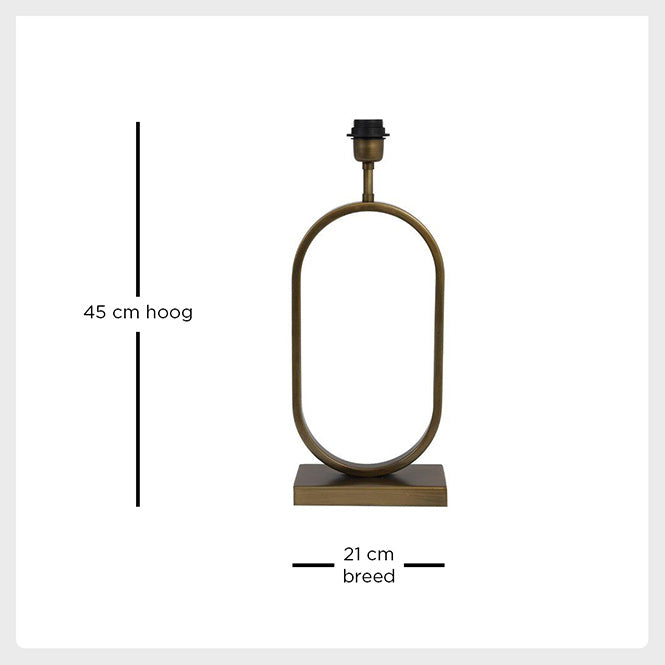 Light & Living Light&living Lampvoet 20x10x45 cm JAMIRI antiek brons