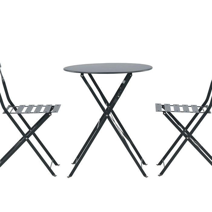 Rebellenclub Basil Inklapbare Tuinset - Donker Grijs