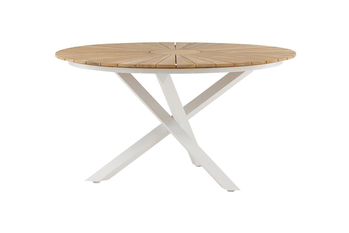 Rebellenclub Tonga Tuintafel - ø140cm - Wit