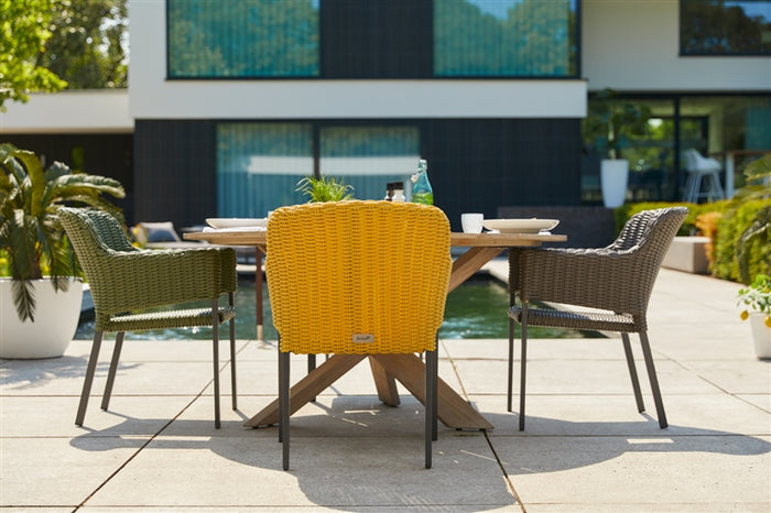 Hartman Cairo tuinstoel xerix - yellow - inclusief kussen