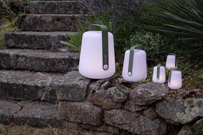 Fermob Balad outdoor tafellampjes - set van 3 - H13,5 cm - Carbone