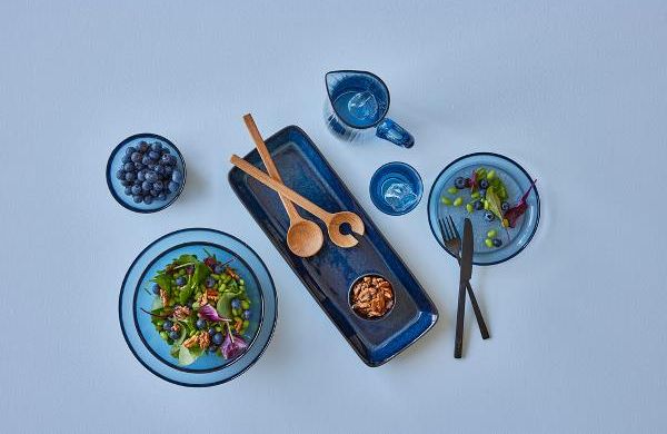 Bitz Ontbijtbord | Dessertbord Kusintha Blauw ø 18 cm