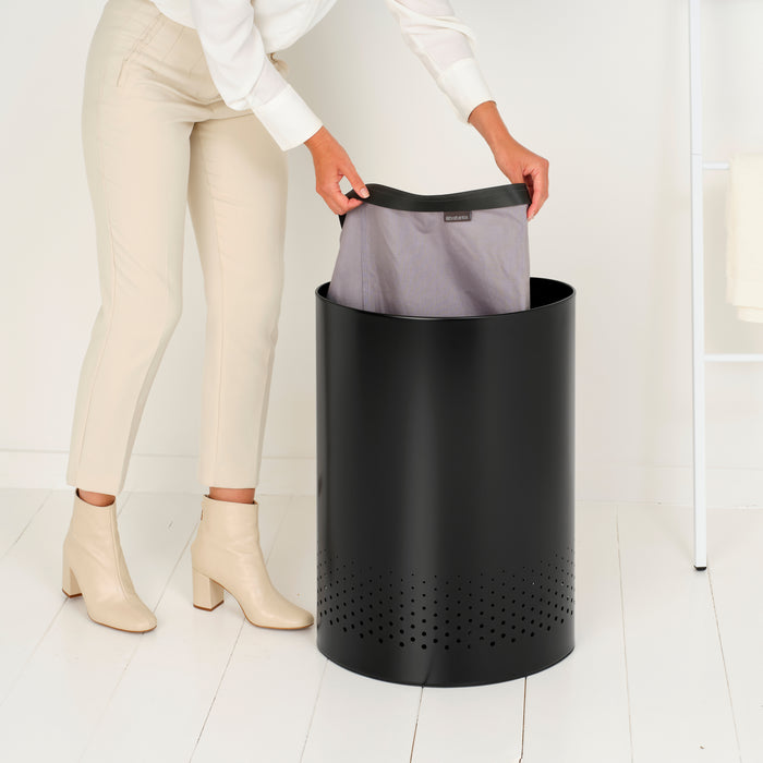 Brabantia Wasbox met Twee Vakken 55 L - Zwart