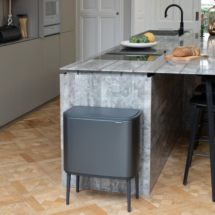 Brabantia Bo Touch Bin Afvalemmer 36 Liter - Confident Grey