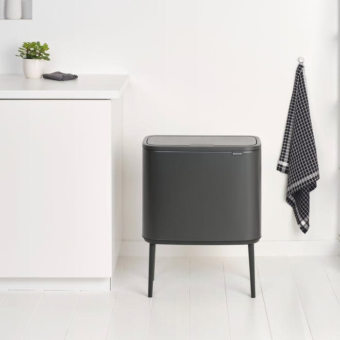 Brabantia Bo Touch Bin Afvalemmer 36 Liter - Confident Grey