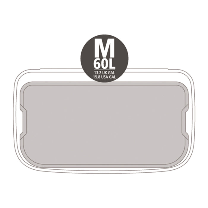 Brabantia Bo Touch Bin Afvalemmer 60 Liter - Confident Grey