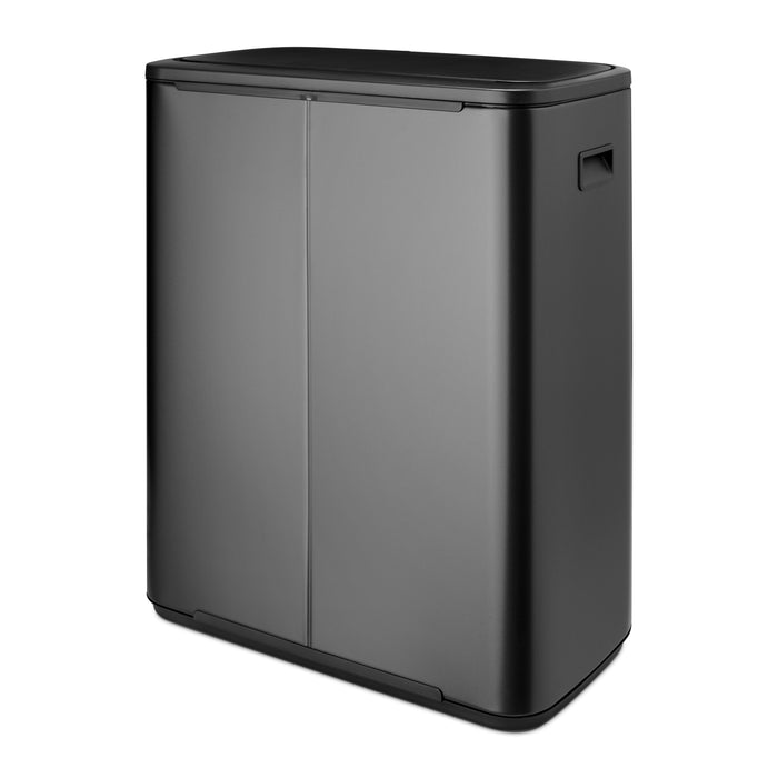 Brabantia Bo Touch Bin Afvalemmer 2 x 30 Liter - Confident Grey