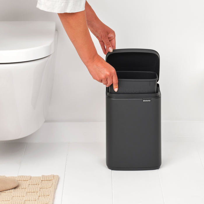 Brabantia Bo Afvalemmer 4 L - Mineral Infinite Grey
