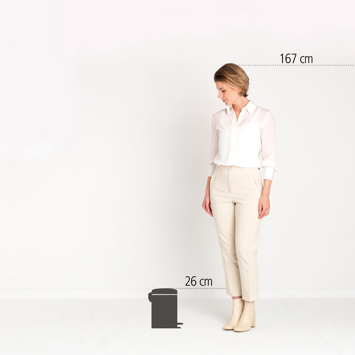 Brabantia NewIcon Pedaalemmer 3 L - Satin Taupe