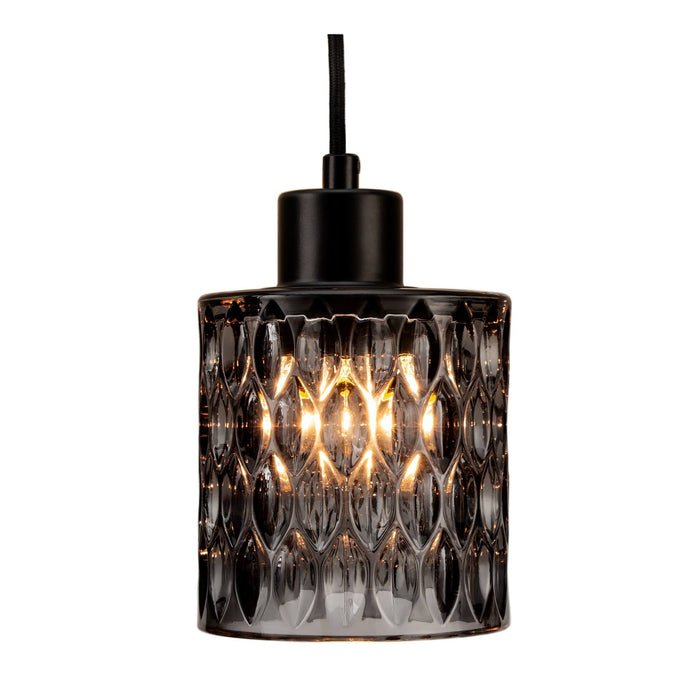 Pauleen Gleaming Magic Hanglamp - 168cm - 25W - Grijs Rookglas