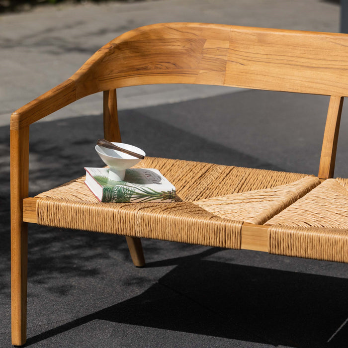 WOOOD Chena Tuinbank - Wicker/Teak