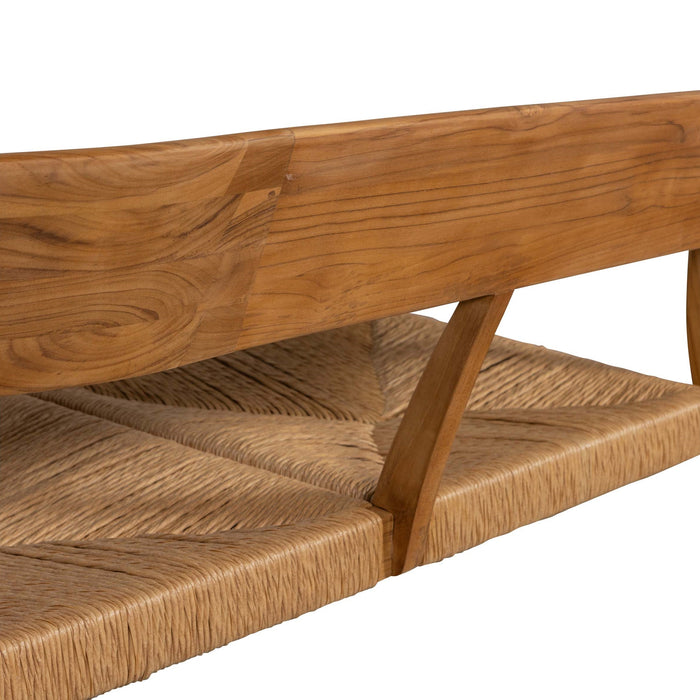 WOOOD Chena Tuinbank - Wicker/Teak