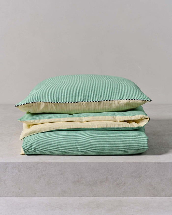 Essenza Pied de cool Dekbedovertrek 240 x 220 cm - Simply green