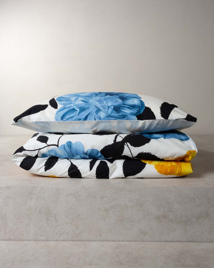 Essenza Bloom with a view Dekbedovertrek 240 x 220 cm - Bright white