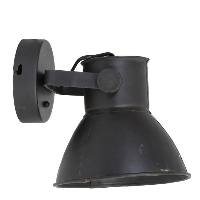 Light & Living - Wandlamp ELIANO - 21x17x19cm - Zwart