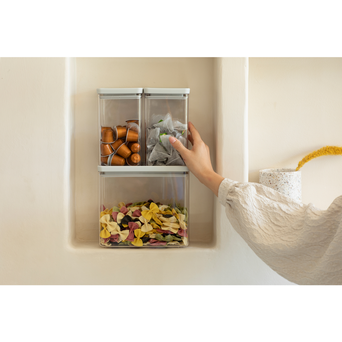 Brabantia Tasty+ Voorraadbussen - Stapelbaar - 1,6 + 1,6 + 3,5 l