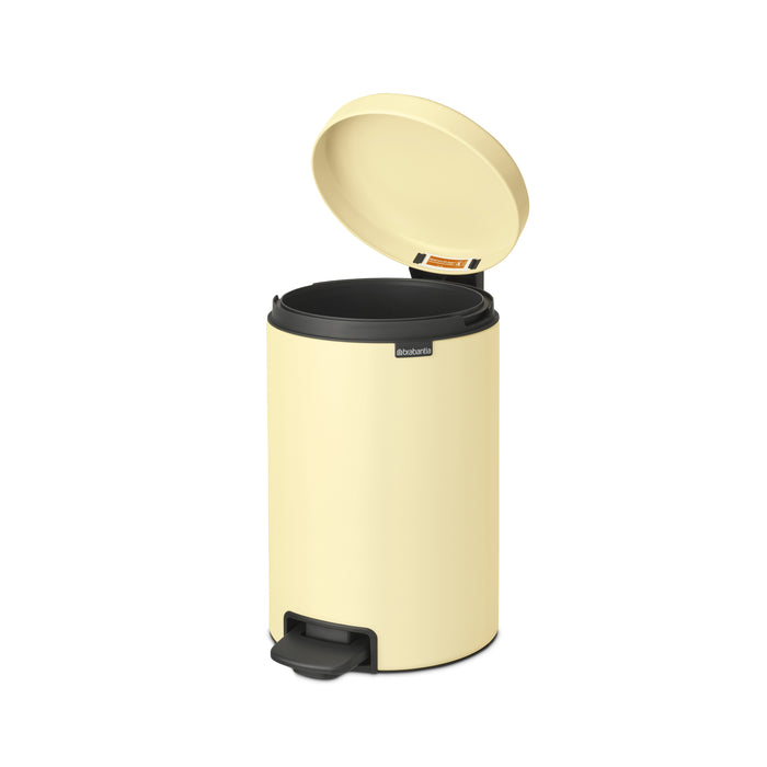 Brabantia NewIcon Pedaalemmer 12 L - Mellow Yellow