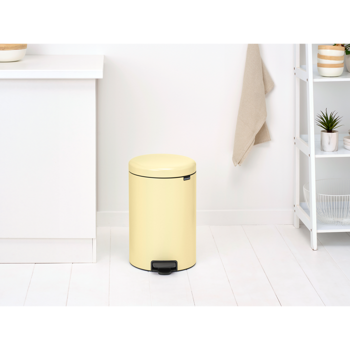 Brabantia NewIcon Pedaalemmer 20 L - Mellow Yellow