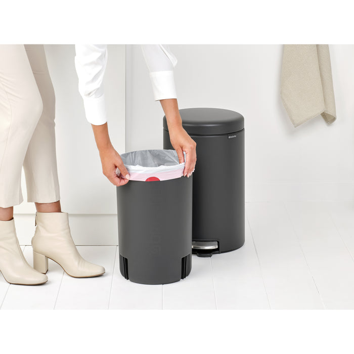Brabantia NewIcon Pedaalemmer 20 L - Mineral Infinite Grey