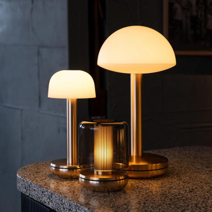 Humble Bug Oplaadbare Tafellamp - Gold Frosted