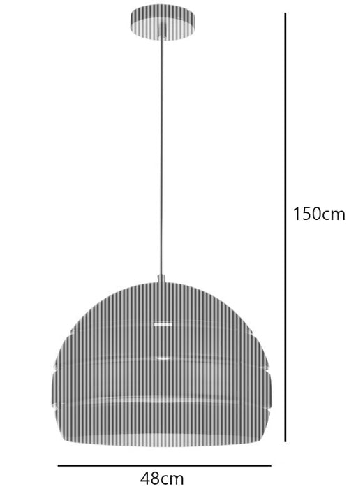 Freelight Hanglamp Djarin Mat Zwart & Goud Ø 48cm