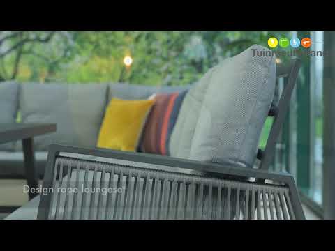 Garden Impressions Andrea L|D set links carbon black licht grijs