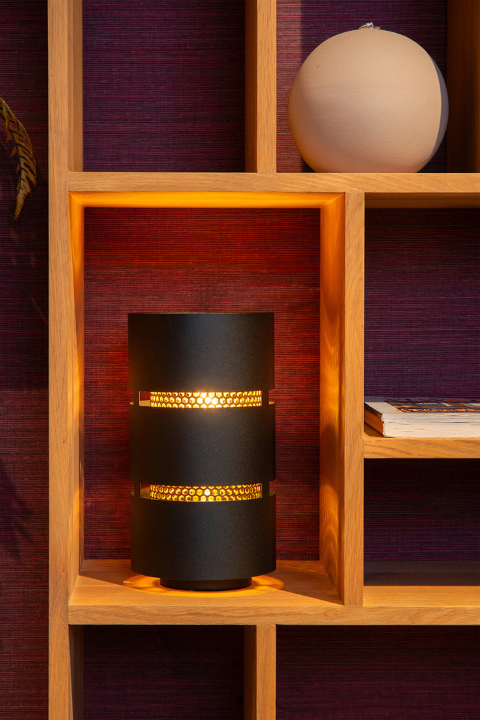 Lucide ROSAS Tafellamp - Zwart