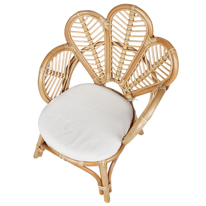 Beliani - FLORENTINE II - Kinderfauteuil - Natuurlijk - Rotan