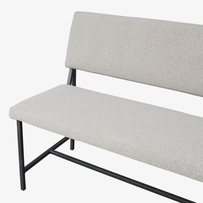 by fonQ Spare Eetkamerbank - B 220 cm - Naturel