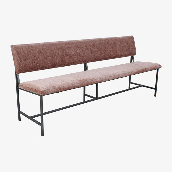 by fonQ Spare Eetkamerbank - B 180 cm - Flamingo