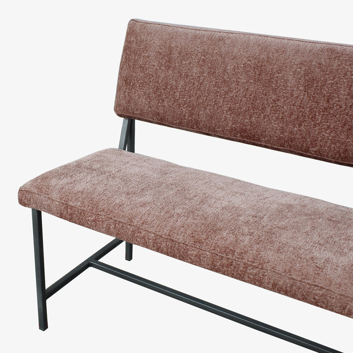 by fonQ Spare Eetkamerbank - B 160 cm - Flamingo