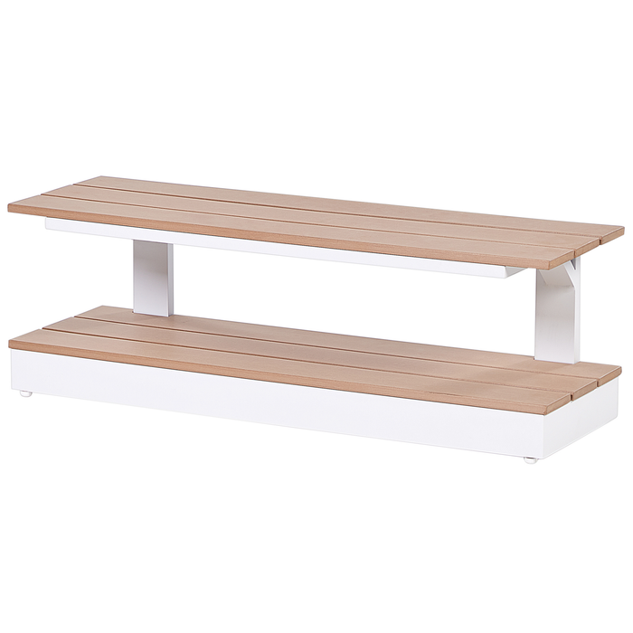 Beliani - MISSANELLO - Loungeset - Grijs - Aluminium|Polyester