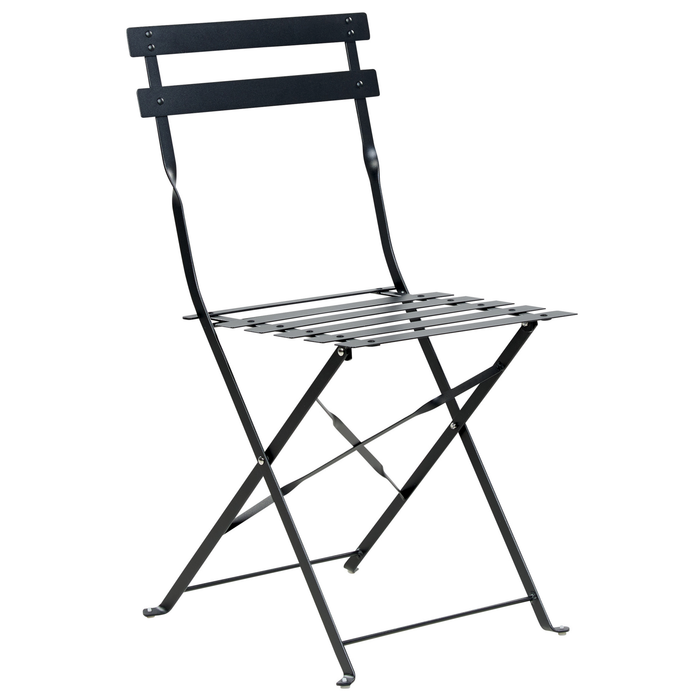 Beliani - FIORI - Bistroset voor 2 - Zwart - Staal