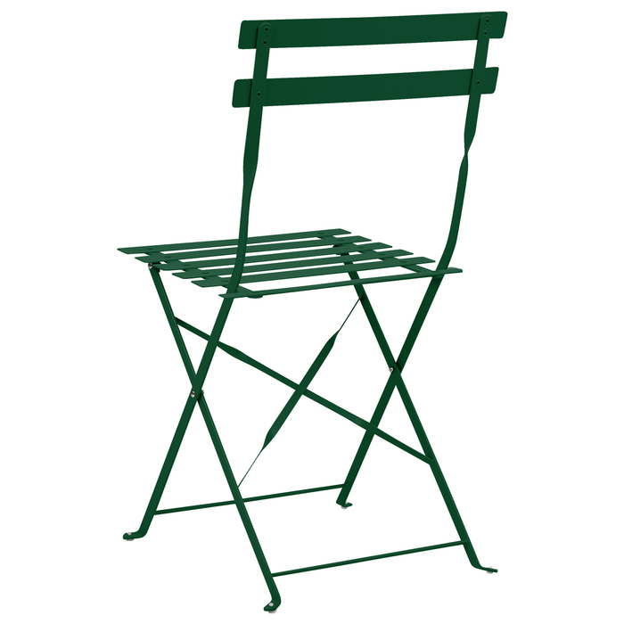 Beliani - FIORI - Bistroset voor 2 - Donkergroen - Staal