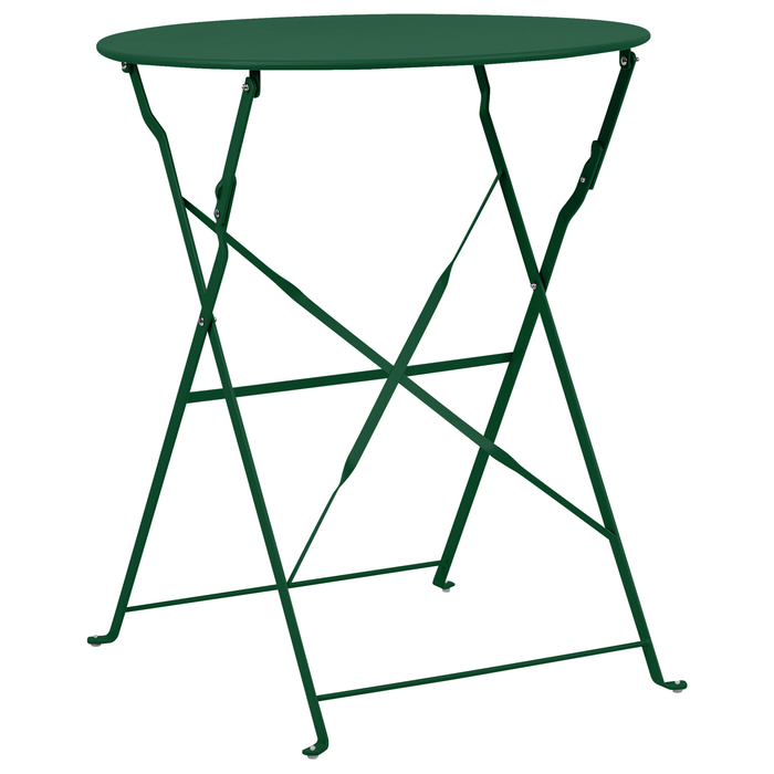 Beliani - FIORI - Bistroset voor 2 - Donkergroen - Staal