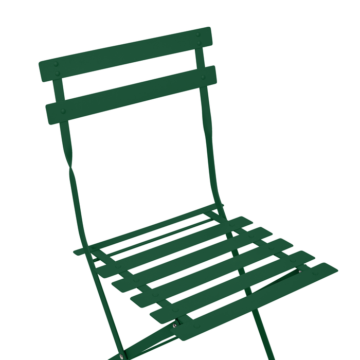 Beliani - FIORI - Bistroset voor 2 - Donkergroen - Staal