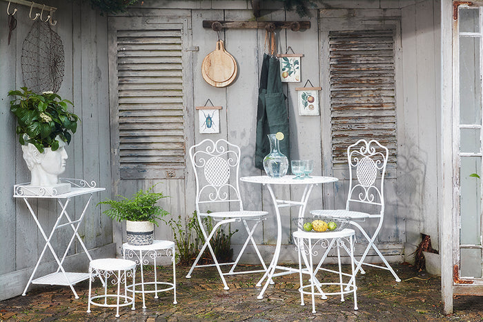 Mica Decorations Provence Plantentafel voor Buiten - Wit