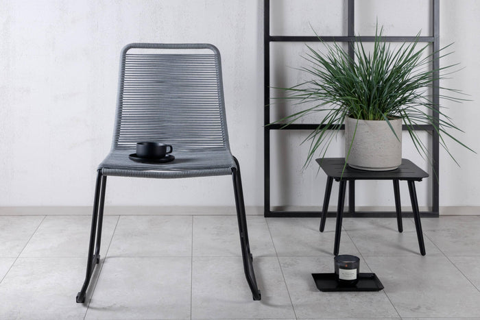 Venture Home Lindos Eetkamerstoel 59 x 86 x 57 - Grijs - 2-pack