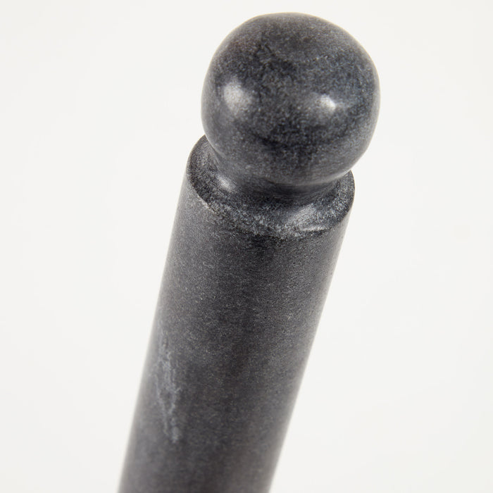 Kave Home - Willard keukenrolhouder in zwart marmer