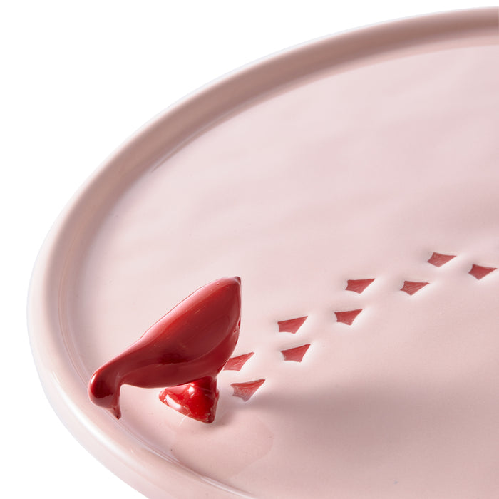 POLSPOTTEN Walking Duck Plateau - Lichtroze