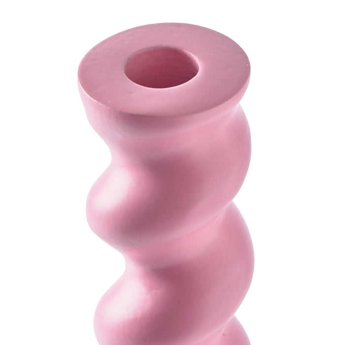 POLSPOTTEN Twister Kandelaar - XL - Lichtroze