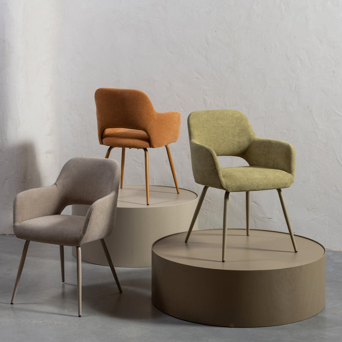 WOOOD Jenny Eetkamerstoel - Salmon