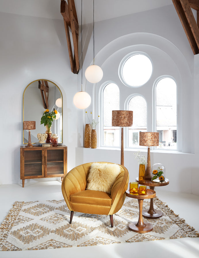 Light & Living - Hanglamp MEDINA - Ø30x30cm - Wit