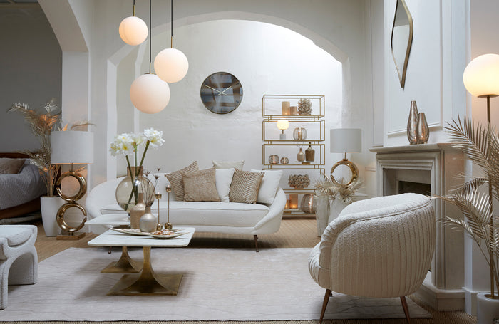 Light & Living - Hanglamp MEDINA - Ø30x30cm - Wit