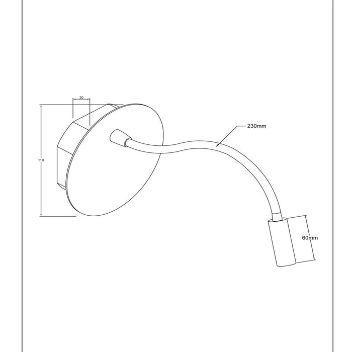 Lucide JOLIJN Bedlamp - Wit