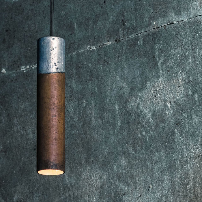 Graypants Roest Vertical 15 hanglamp Rust|Zinc