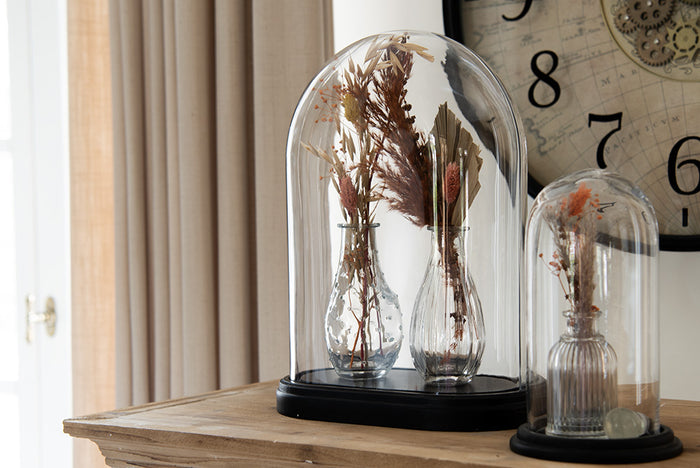 Clayre & Eef Vaas Ø 7x14 cm Glas Glazen Vaas